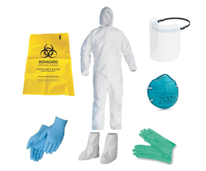 Связанные меры предосторожности для использования PPE.