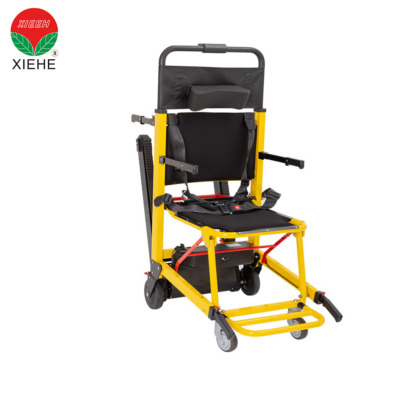 Складной алюминиевый подъемник для инвалидных колясок с электроприводом для эвакуации по лестнице